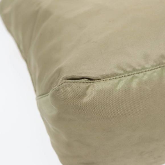 PRADA Tote Bag Nylon Beige Silver Auth bs17670 - Picture 16 of 16